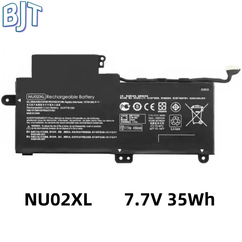 

7.7V 35Wh New Lithium-ion Battery Laptop NU02XL For HP Pavillion X360 M1 HSTNN-UB6U TPN-W117 843535-541 844200-850