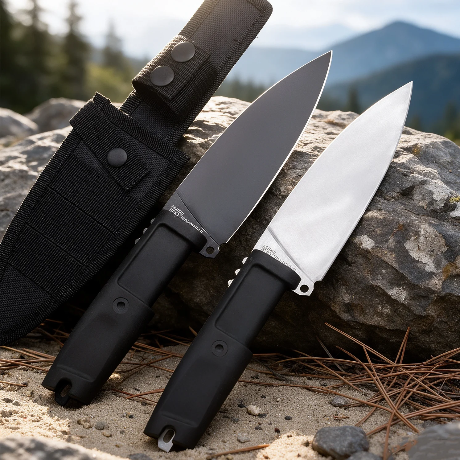 Outdoor Camping Knife,High Hardness Blade,Non-slip ABS Handle,for Adventure Hiking Mountaineering,Gift,Collectible,Men's Present