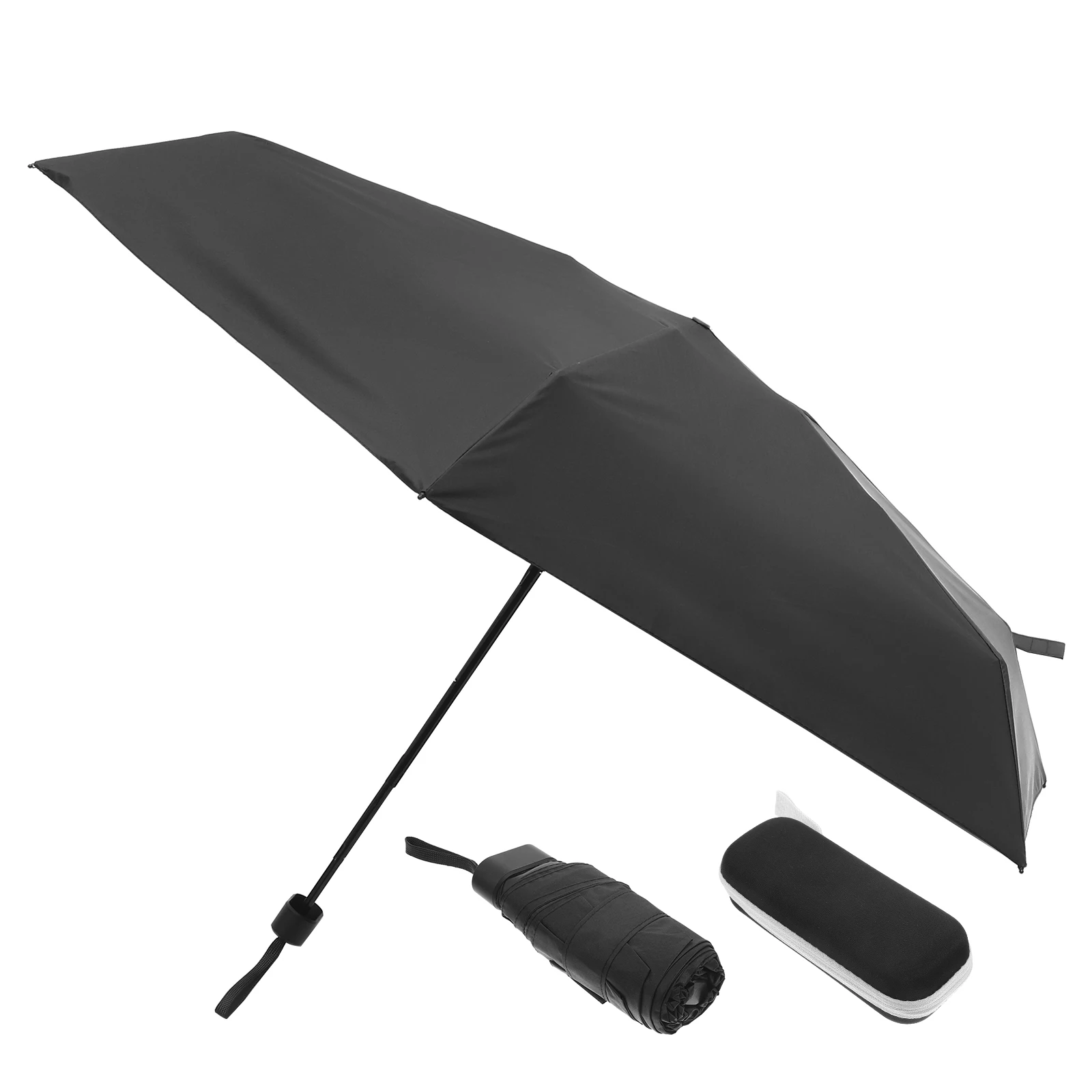 

6 Folding Sun Uv Protection Rainproof Travel Umbrella For Women Men Portable Waterproof Mini Umbrella Non-Slip Handle Outdoor