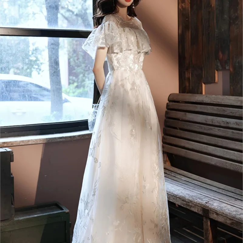 

Evening Dress for Women Special Interest Light Luxury Banquet Host Graduation Bridesmaid Art Exam