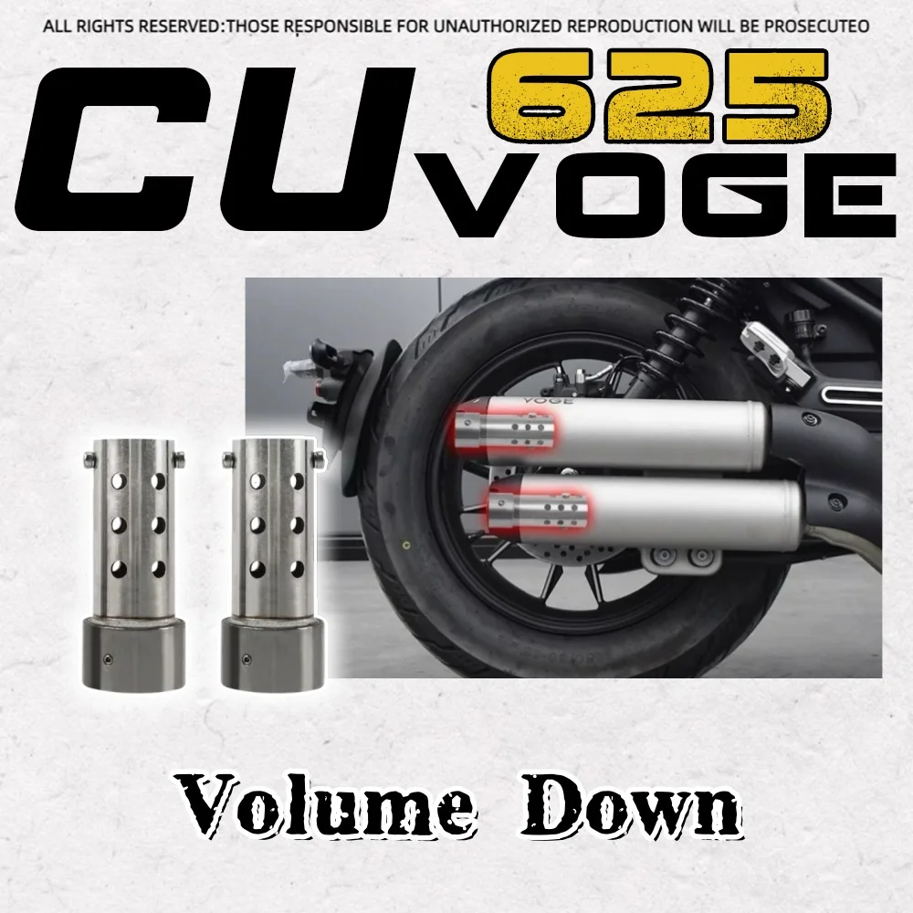 

Для VOGE CU625 заглушка шумоподавления выхлопной трубы Voge cu625 voge 625cu регулируемые аксессуары для шумоподавления