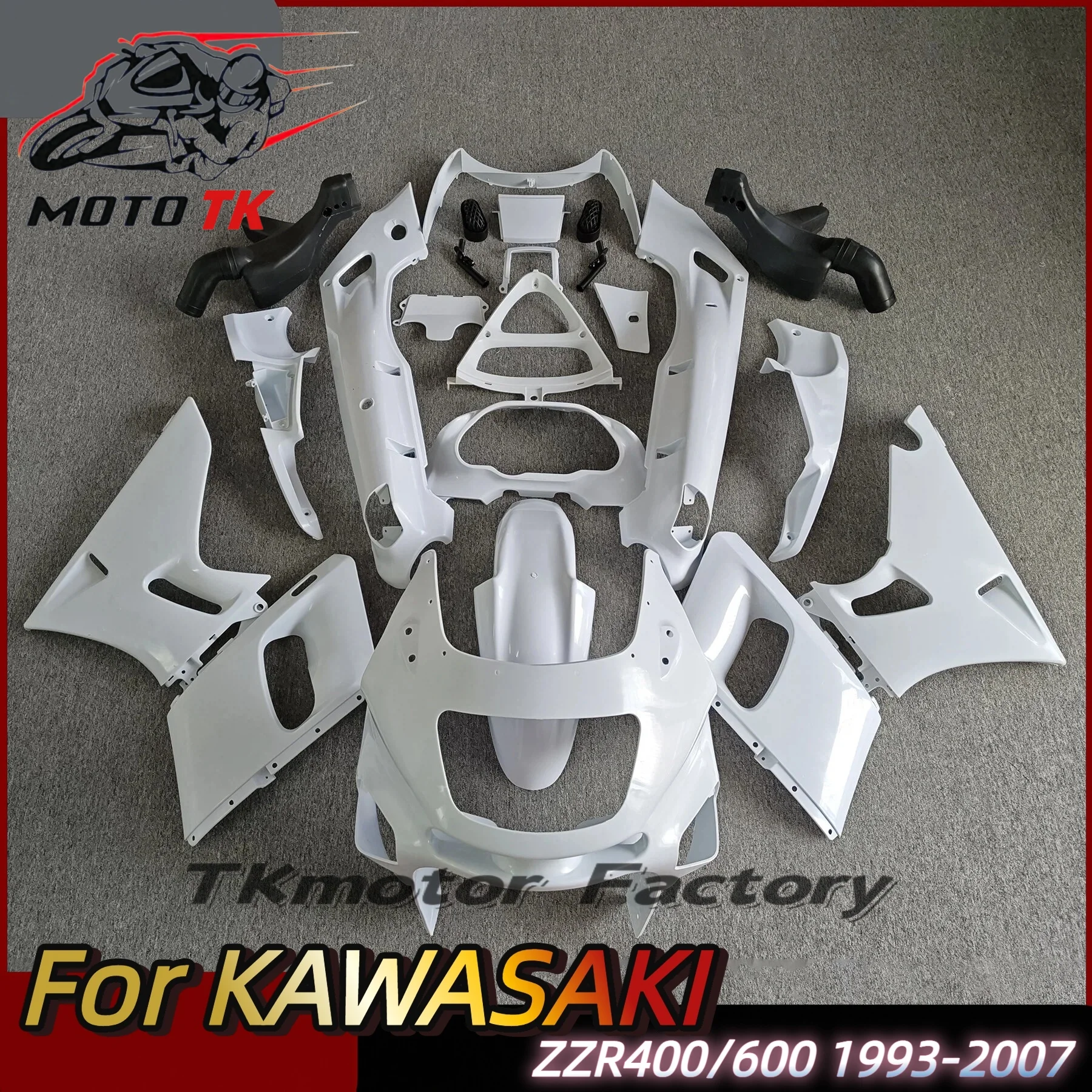 For Kawasaki ZZR400 1993 - 2007 ZZR600 1994 - 2003 ABS Injection Fairing Kit Bodywork Accessories ZZR 600 400 93-07