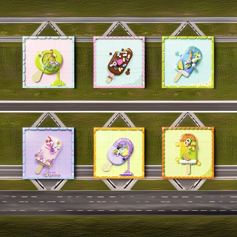 

Cake home Decoration Bricks Construction Set Micro Building Block Children Toy girl Birthday Gift Adult Building Block Mini Toy