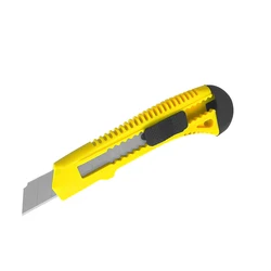 18mm Razor Sharp Blade, Retractable Utility Knife Box Cutter,Compact Graphic Knife Cartons,Cardboard,Smooth Mechanism Hand Tool