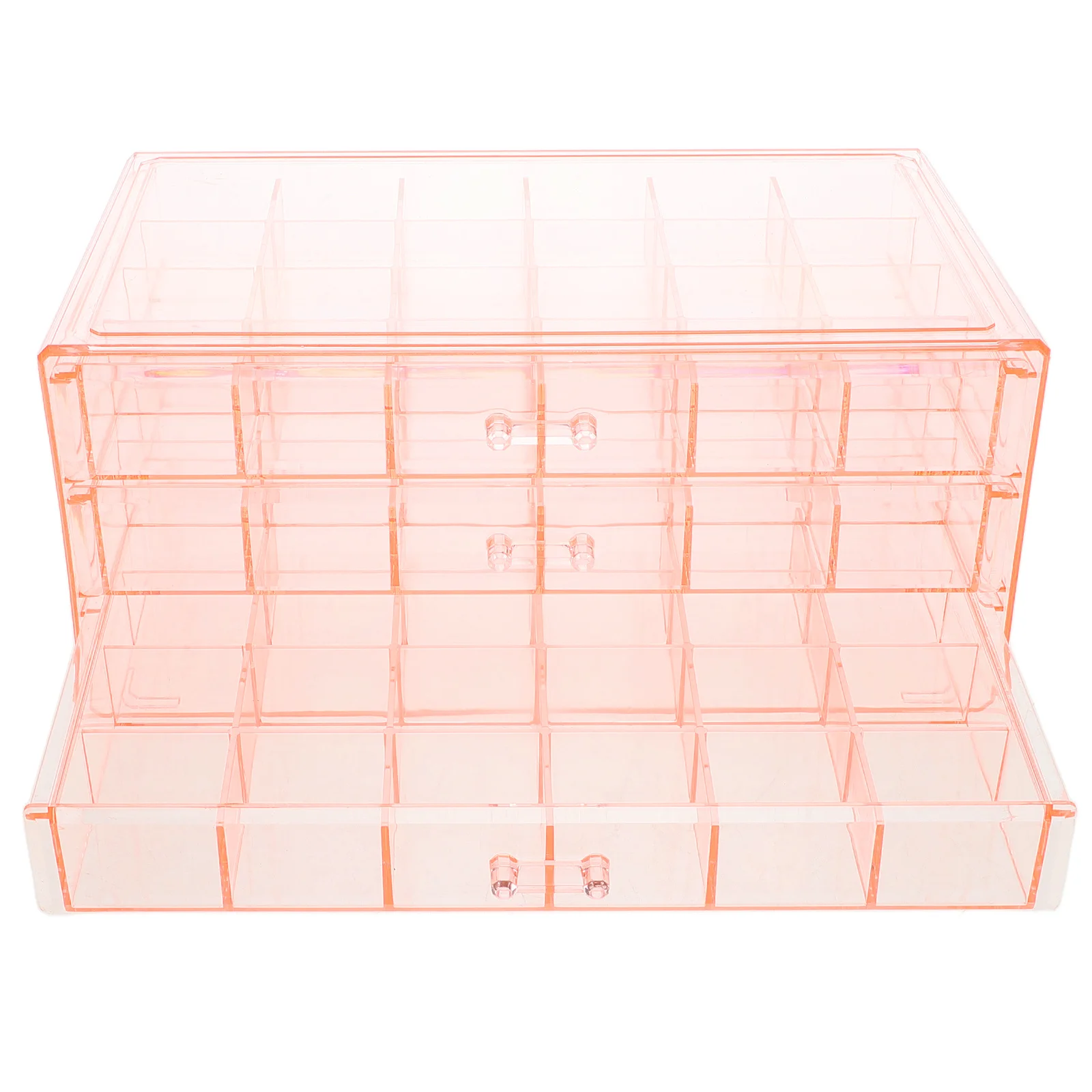 3 Layer Jewelry Storage Box Organizer Desktop Rings Earrings Jewelry Compartment Holder for Bracelets Necklaces