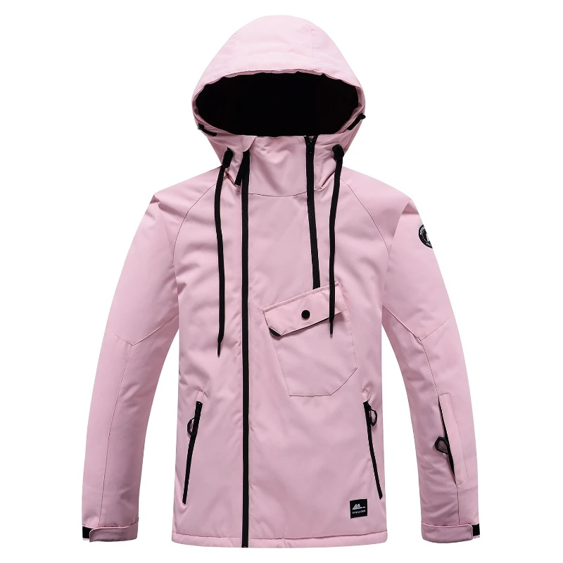 

New Men's Women's Ski Jacket Single Double Board Windproof Waterproof Breathable Outdoor Ski Wear Adult Wear Resistant Snow Coat