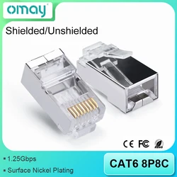 1Gbps RJ45 CAT6 8P8C ๋ชจ๋๋ฌ ํ๋ฌ๊ทธ ์ด๋๋ท ์ผ์ด๋ธ ํค๋ ๊ธฐ๊ฐ๋นํธ ๋คํธ์ํฌ ํฌ๋ฆผํ ํฌ๋ฆฌ์คํ UTP 10/50๊ฐ ํฉ ๋คํธ์ํฌ ํต์ ์ฉ