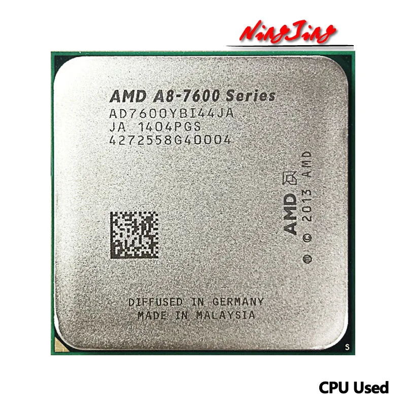 AMD A8-Series A8-7600 A8 7600 3.1GHz Quad-Core AD7600YBI44JA/ AD760BYBI44JA  Socket FM2+