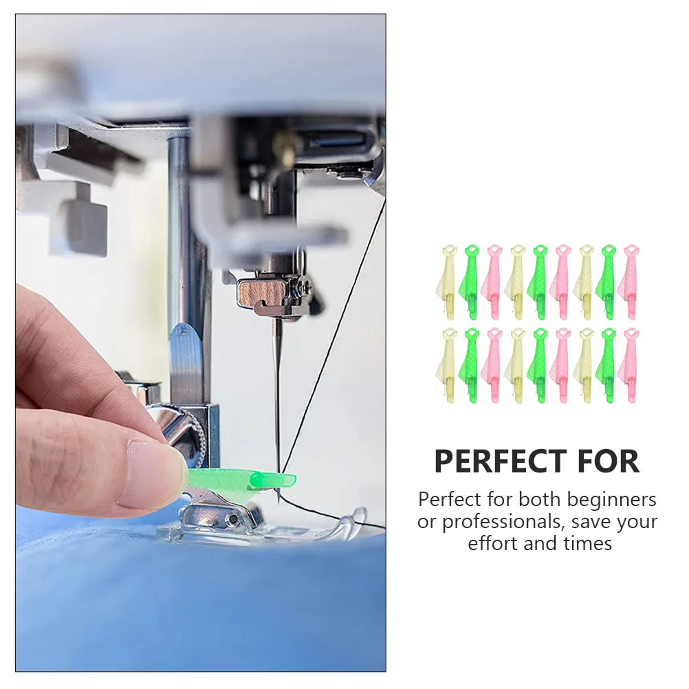 

100Pcs Sewing Machine Needle Threaders Fish Type Threading Tool Easy Thread Small Eye Needles DIY Sewing Accessories Household