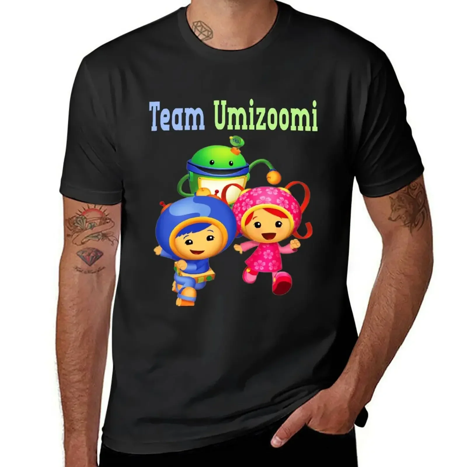 

Team Umizoomi gift for fans T-Shirt hippie clothes Blouse customs mens workout shirts