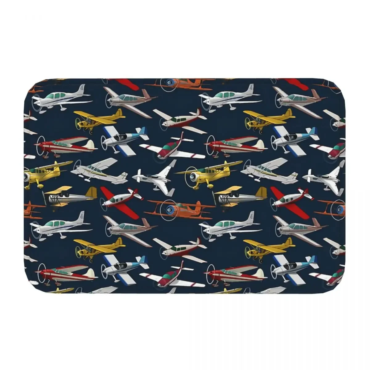 Non-slip Doormat A Sky Full Of Airplanes Carpet Bath Bedroom Mat Outdoor Home Decorative