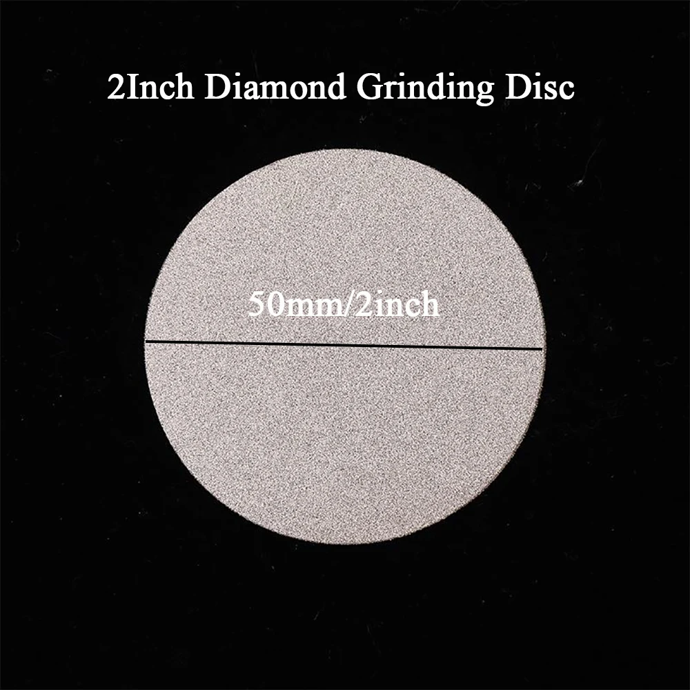 لا ثقب مركزي 2 بوصة 50 مللي متر قرص الطحن الماس عجلات كاشطة المغلفة قرص اللفة المسطحة تلميع أقراص للمجوهرات الأحجار الكريمة
