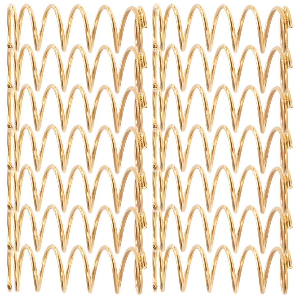 

18Pcs Guitar Pickup Springs Metal Anti-Deformation for Electric Guitar Bass Bridge Replacement Accessories Pickup Springs Set