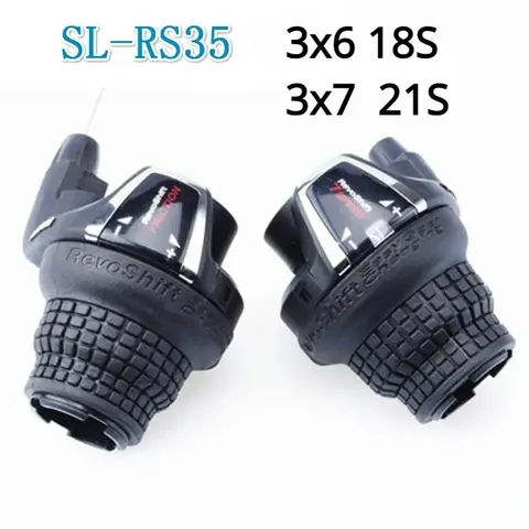Shimano Original RS35 자전거 변속기 RevoShift 6/7 속도 MTB 산악 자전거 접이식 자전거 시프트 레버 SL-RS35 사이클링 시프터