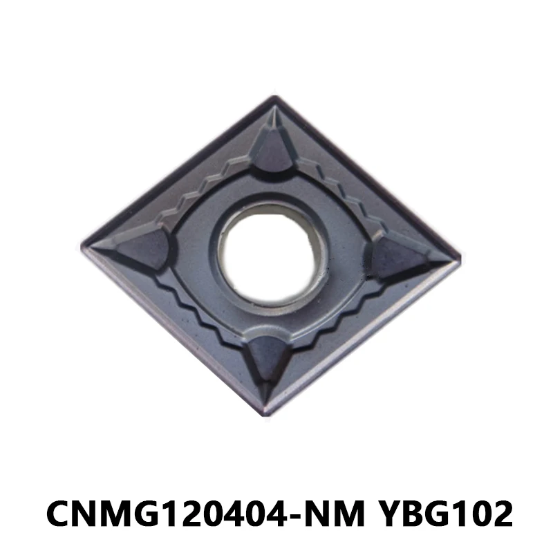

Высококачественные оригинальные вставки CNMG120404-NM YBG102 CNMG 120404 нм для общей обработки токарного станка с ЧПУ