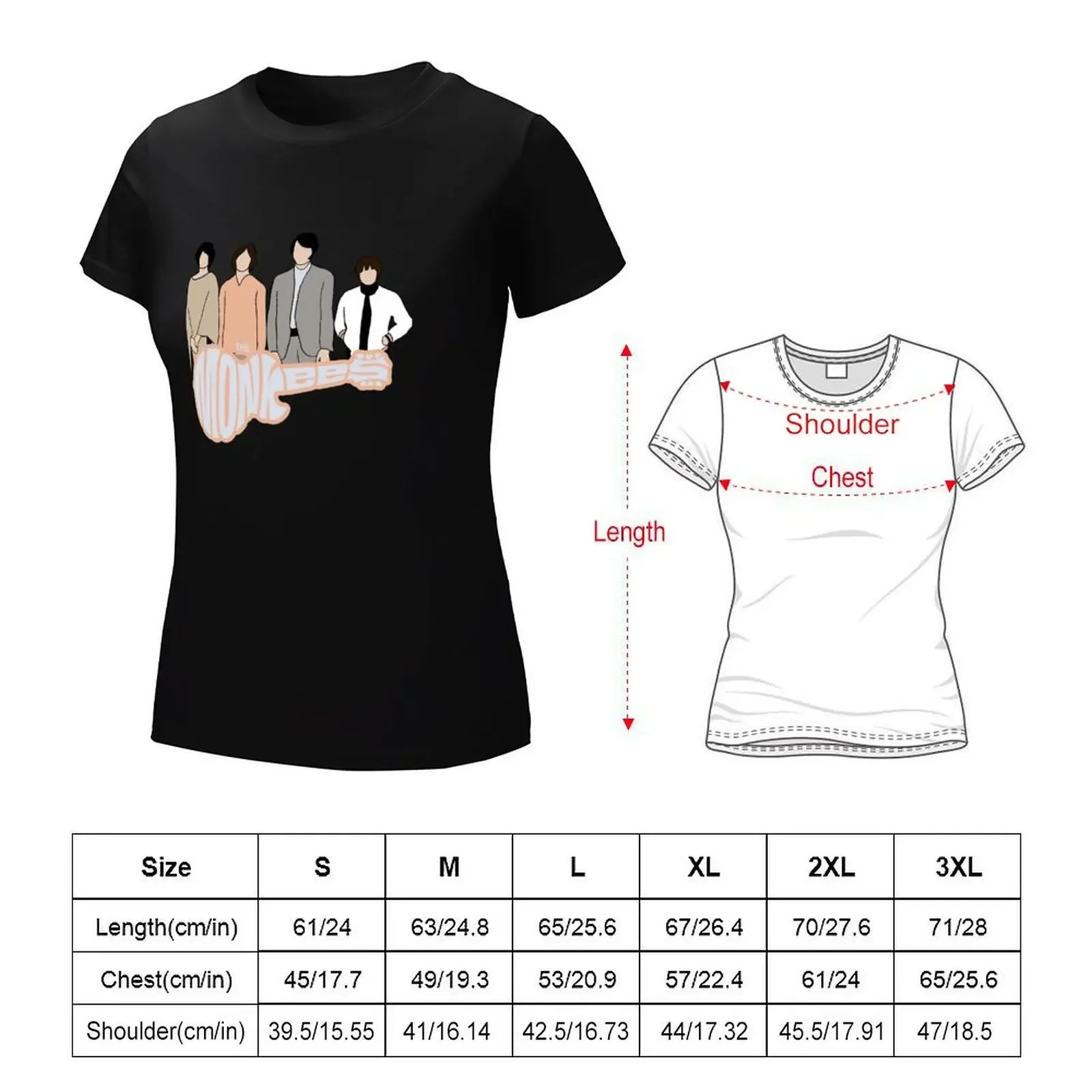 The Monkees - 33 1/3 T-shirt aesthetic clothes Female clothing Short sleeve tee clothes for woman