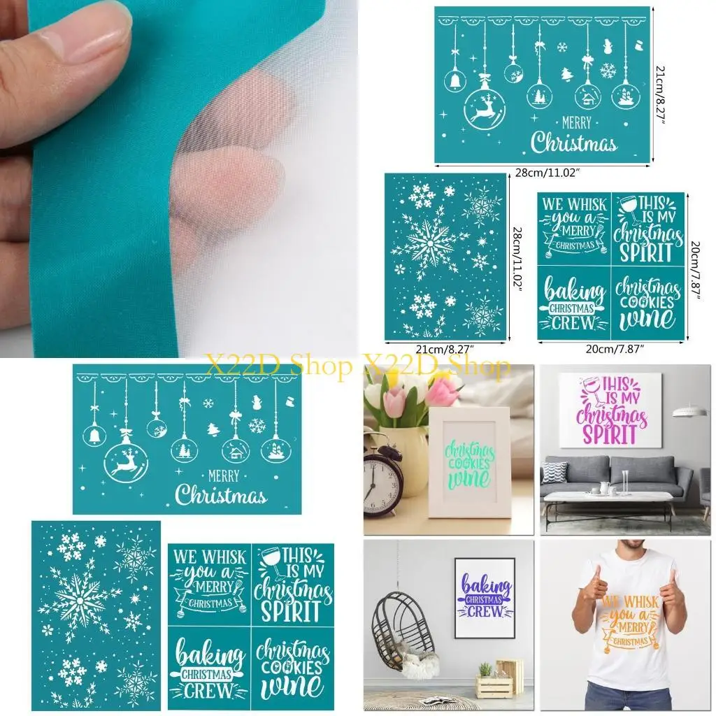 

X22D Christmas Hanging Ball Elk Snowflake Sweatshirt Plaque Sign