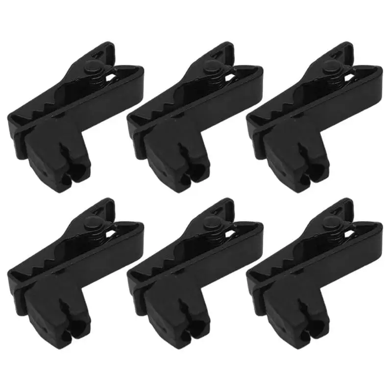 

Lavalier Microphone Lapel Clips 6pcs Metal Microphone Clamp For Lapel Portable Metal Mic Clamp For Recording Classroom Lectures