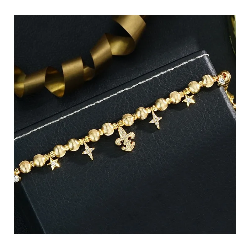 

New Chinese Retro High-end Sense Exquisite Niche Temperament Fashionable French Light Luxury Iris Bracelet Bracelet Jewelry