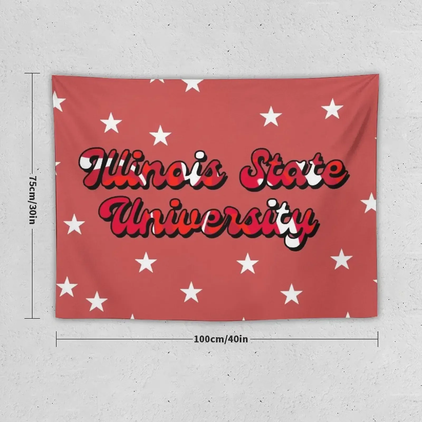 illinois state marble/stars Tapestry Wall Coverings Cute Decor Room Decorations Aesthetics Tapestry