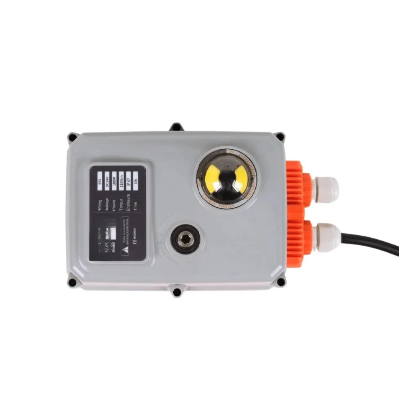 Attuatore elettrico per valvola a sfera con giro rotante motorizzato intelligente AC/DC ad alta pressione 95-265 Parti della valvola di coppia da 90 gradi 100Nm