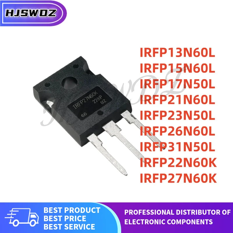 5PCS/ IRFP17N50L IRFP15N60L IRFP31N50L IRFP27N60K IRFP23N50L IRFP22N60K IRFP21N60L IRFP26N60L IRFP13N60L TO-247