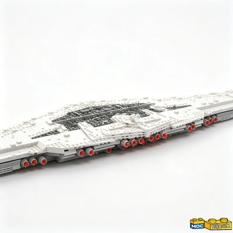 4233 Parts Huge Space Battleship Sci-Fi Building Blocks Brick Kit Educational Assembly Toys Creative Birthday Gift For Boy Girls