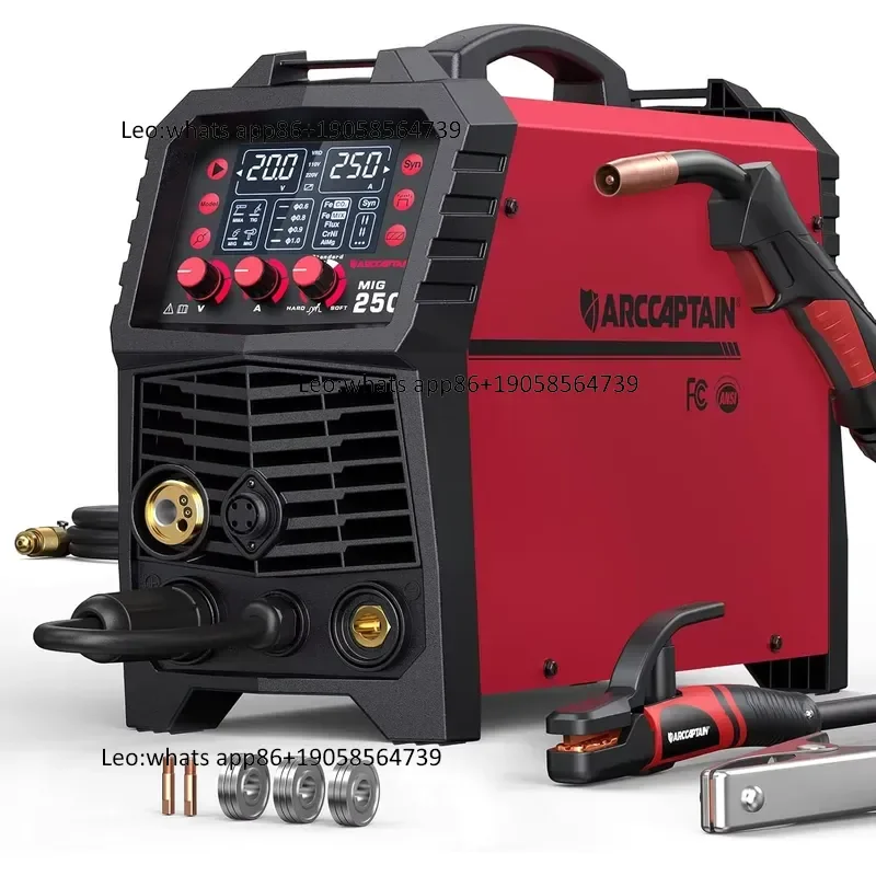 MIG250 Multi Process Welder 250A 6 in 1 Welding Machine Aluminum Welding Machine Professional Welder Machine