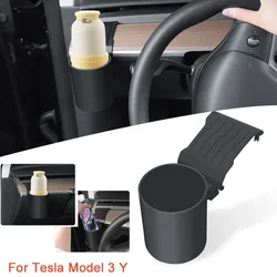 For Tesla Model 3 Y Instrument Panel Water Cup Holder central control phone holder car storage Box Car Accessories