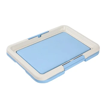New Convenient Essential Compact Portable Potty Training Toilet for Dogs and Cats - Perfect Small Pet Supply with Puppy Pad Hold 3