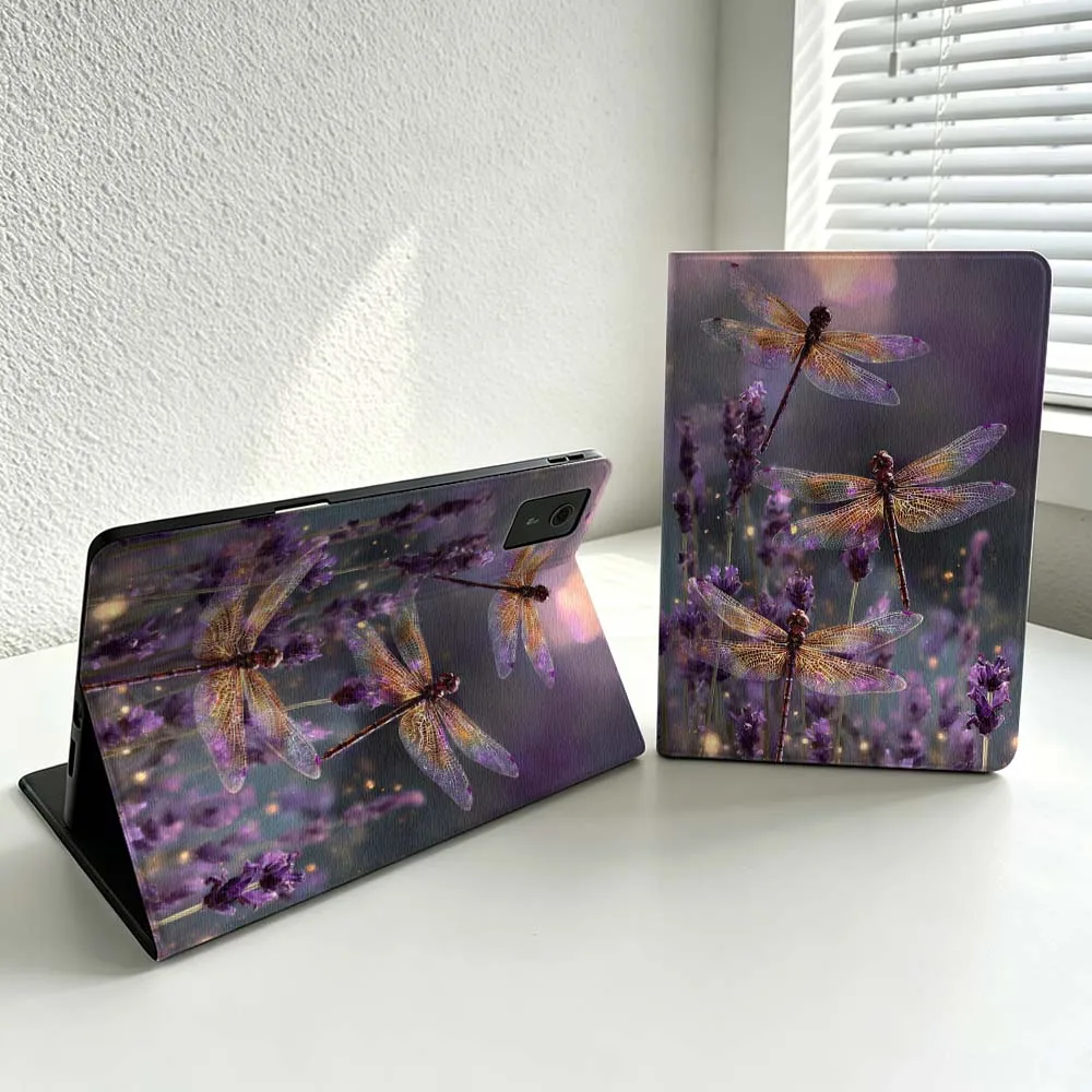 Purple Dragonfly Lavender For Lenovo Xiaoxin Lenovo Tab Pad Pro Plus K11 P12 M10 Legion Y900 Soft Inch Tablet Case Cover