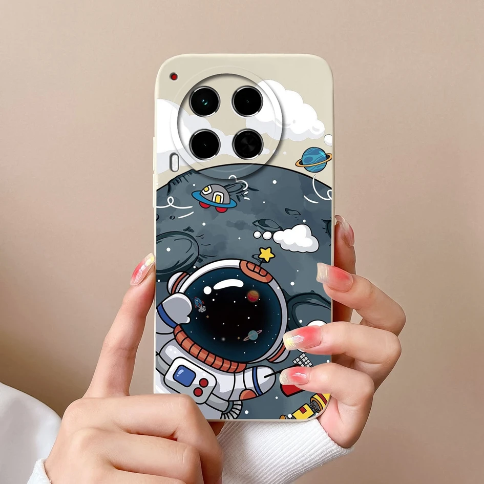 أغطية هاتف واقية من السيليكون ، حافظة لـ Tecno Camon 30 ، نمط الصبار ، كرتون ، Pro Premier ، 5G ، Funda