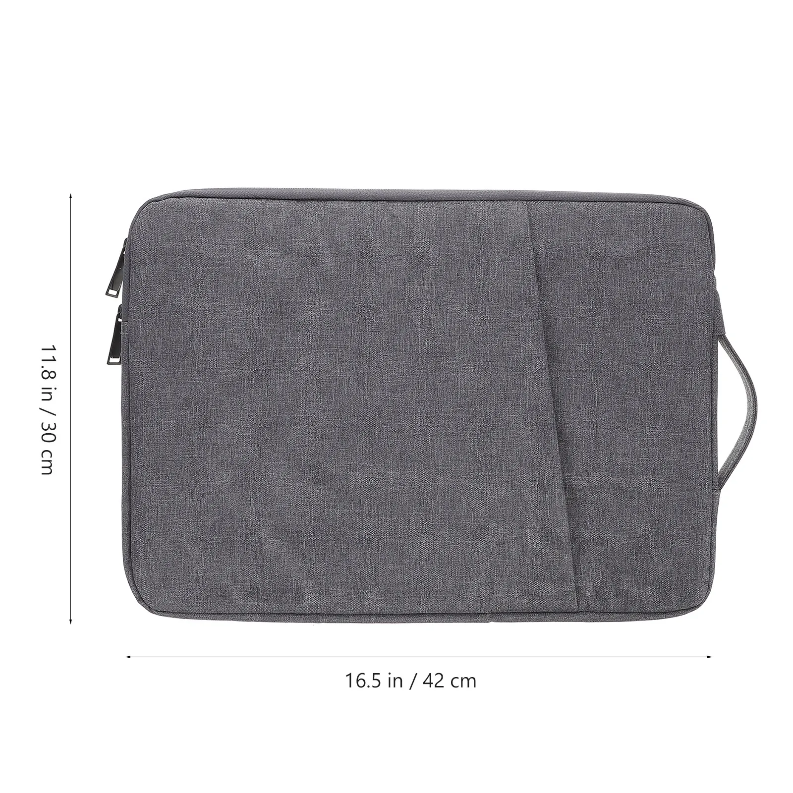 Laptop Sleeve Waterproof Polyester Travel Laptop Bag Portable Computer Carrier Case for 15.6 Inch Tablet Protection Storage