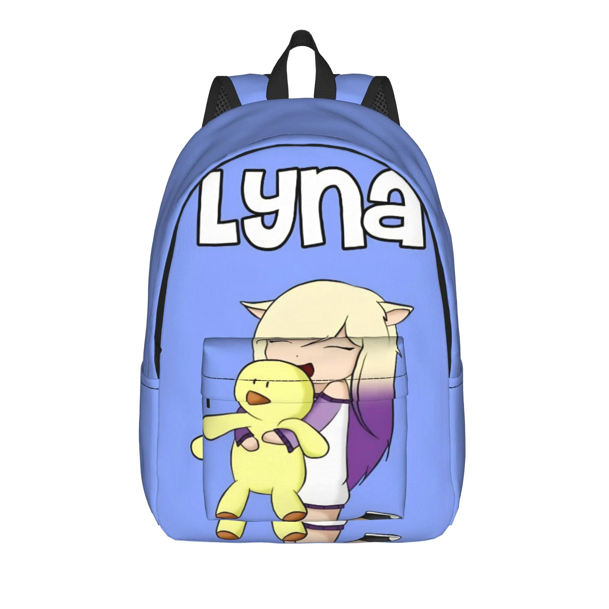 Dense Real Mix Collage Lyna Vallejos  Backpack for Men Women Cool Student Business Daypack  College Shoulder Bag Gift