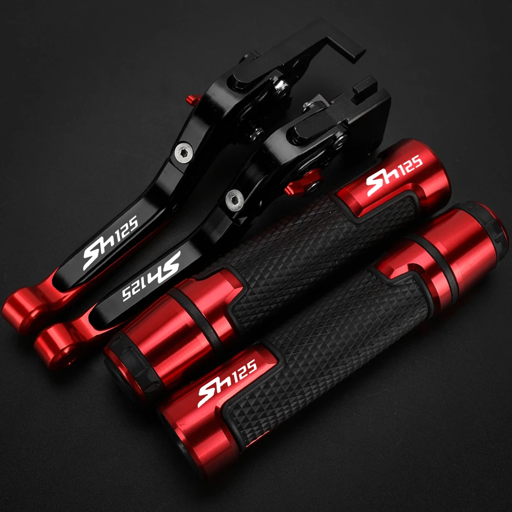 

Motorcycles Accessories Brake Clutch Levers Handlebars Handle Grips Bar Ends For Honda SH125 SH125i SH 125 125i 2003-2025 2024