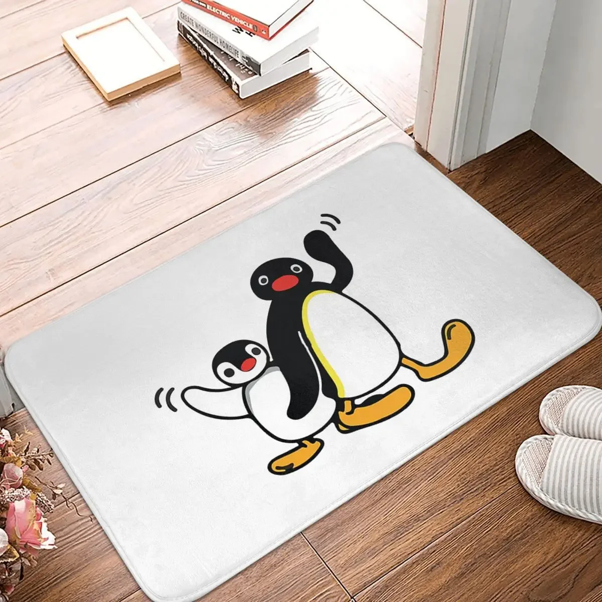 

Pingu Doormat Rug Carpet Mat Footpad Polyester Non-slip Sand Scraping Front Room Corridor Kitchen Bedroom Balcony Toilet