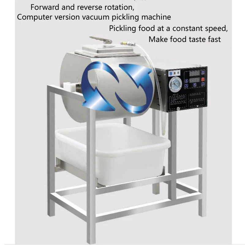 Equipamento de cozinha Máquina elétrica de salação de carne a vácuo Máquina de marinar frango Máquina de cura de carne