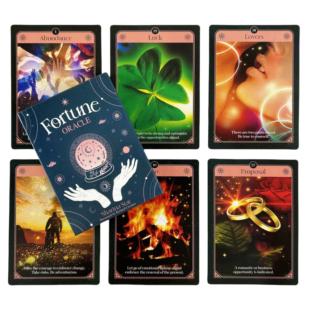 

1 шт., карты Fortune Oracle, настольная игра для вечеринок, карты Таро