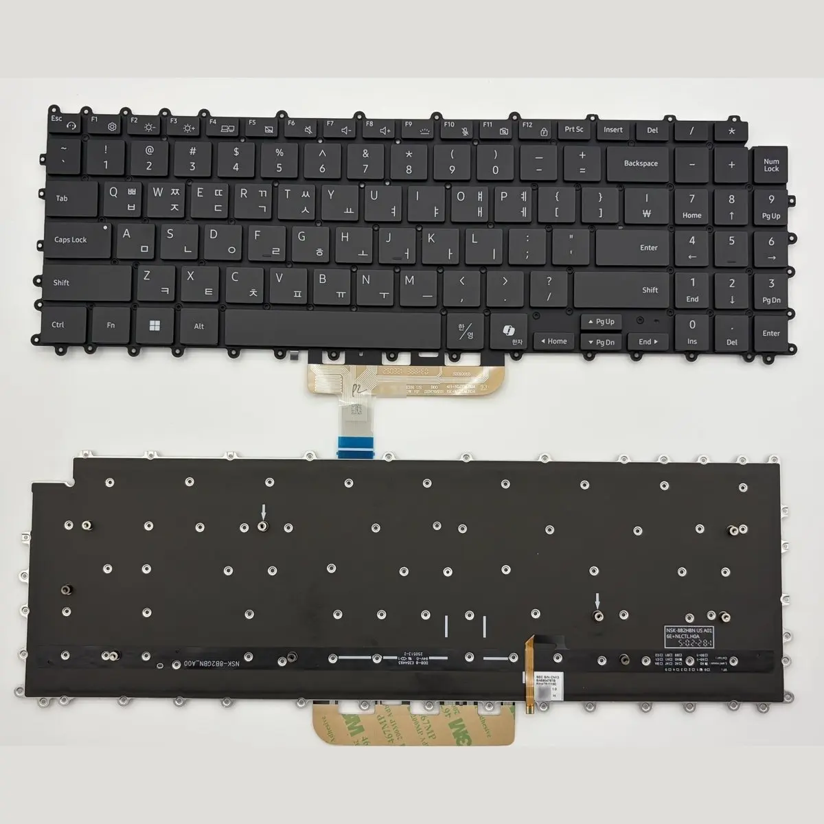 Korean Backlit Laptop Keyboard For SAMSUNG 950XDB NP950XDB NT950XDB NP950XDC(Dual-fan version) BA5904787B AI Key