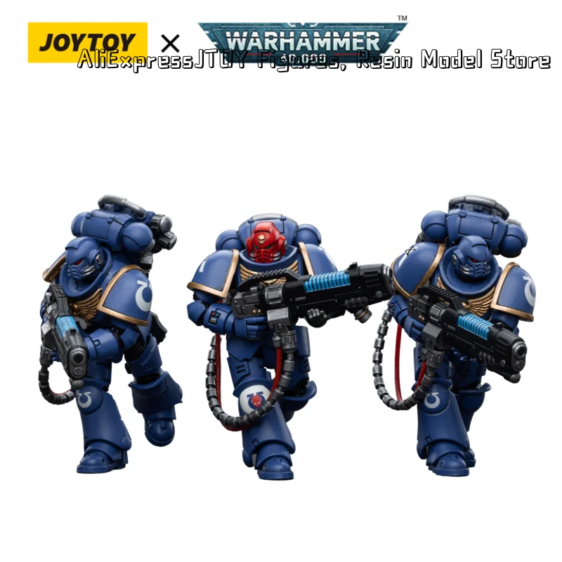 JOYTOY-Hellblasters Anime Modelo Militar, Figuras de Ação, Frete Grátis, 40K, 1:18, 3Pcs por conjunto