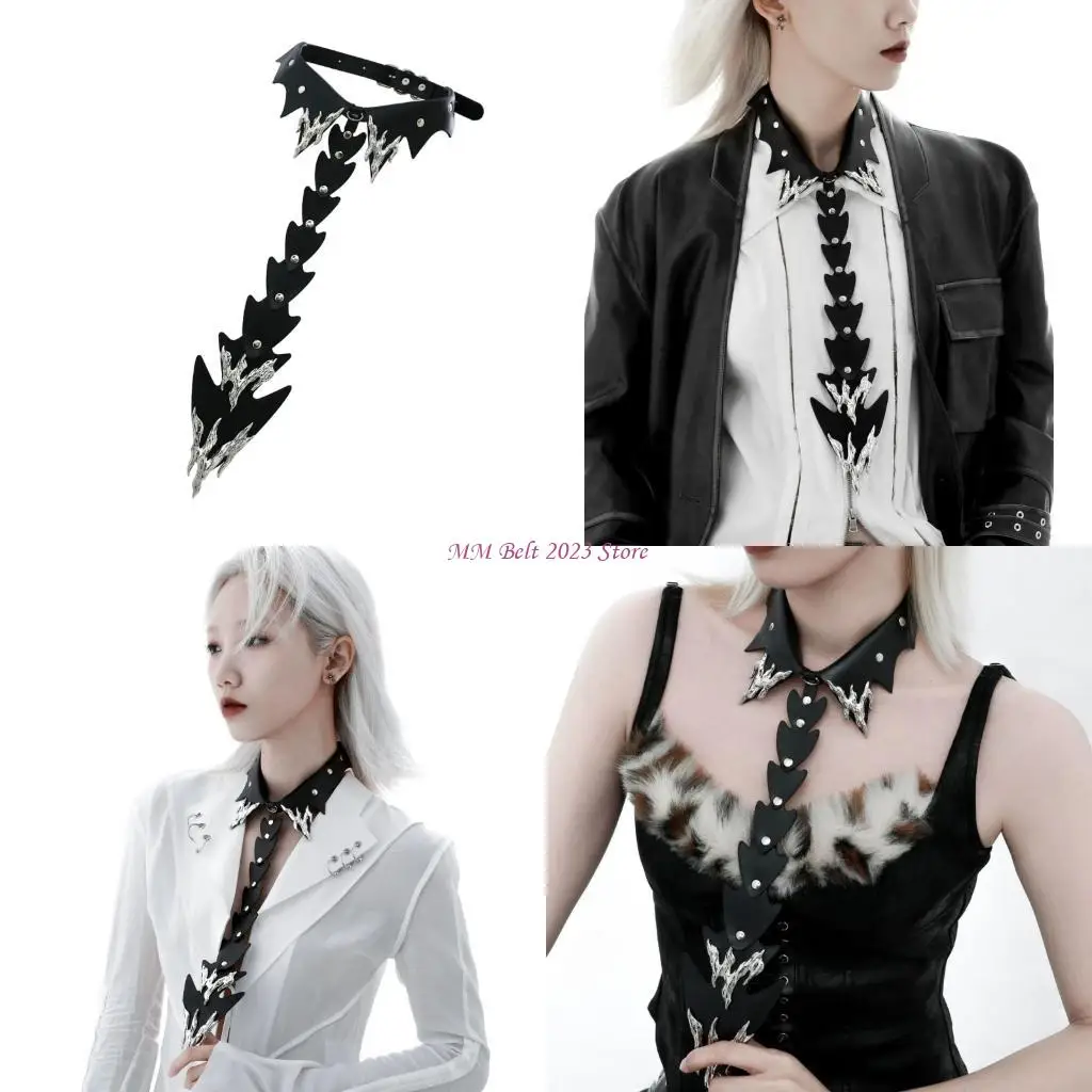 49me-trendy-flame-graphics-pre-tied-necktie-practical-polyester-neckwear-suitable-for-both-professional-and-daily-occasion