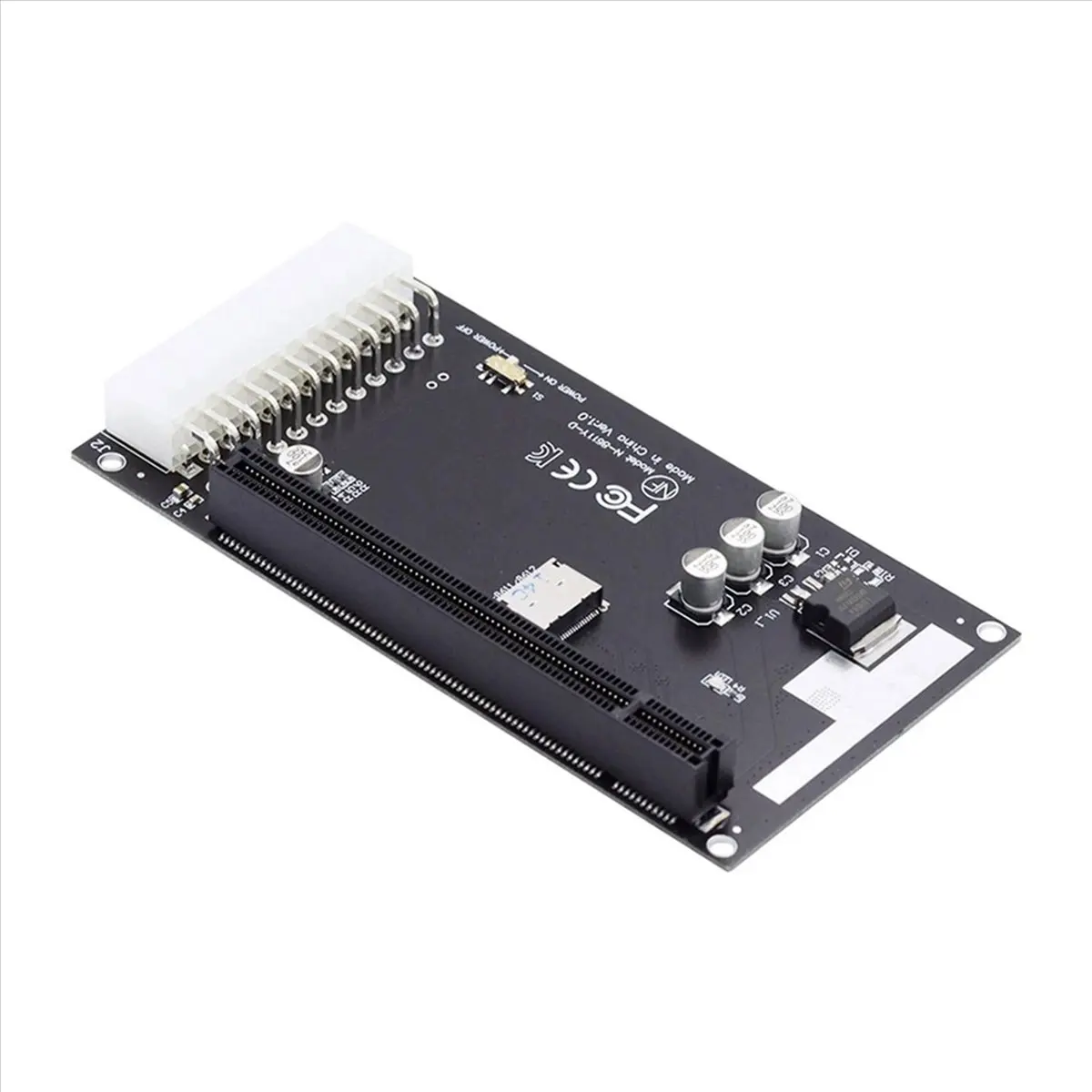 ABAN 4X Oculink SFF-8612 SFF-8611 to PCIE PCI-Express 16X Adapter with ATX 24Pin Power Port for Mainboard Graphics Card