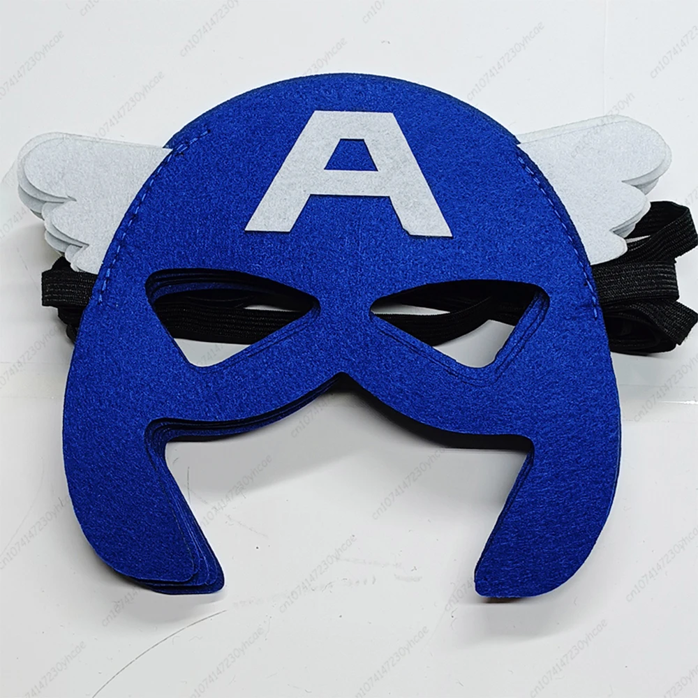 1/5/10 SZTUK Maseczek Disney Marvel Kapitan Ameryka na Halloween dla Dzieci Superbohater Cosplay Kostium Maska Dziecięce Prezenty na Boże Narodzenie