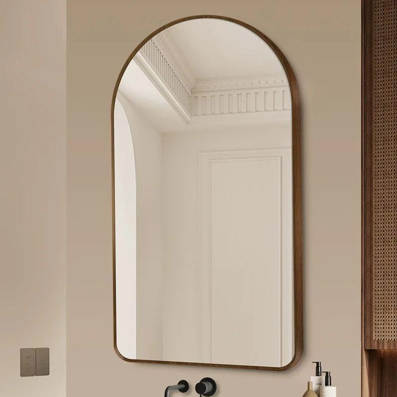 Korean Style Bathroom Mirror Modern Living Room Aesthetic Vanity Mirror Dressing Table Funky Espelhos Living Room Decorations