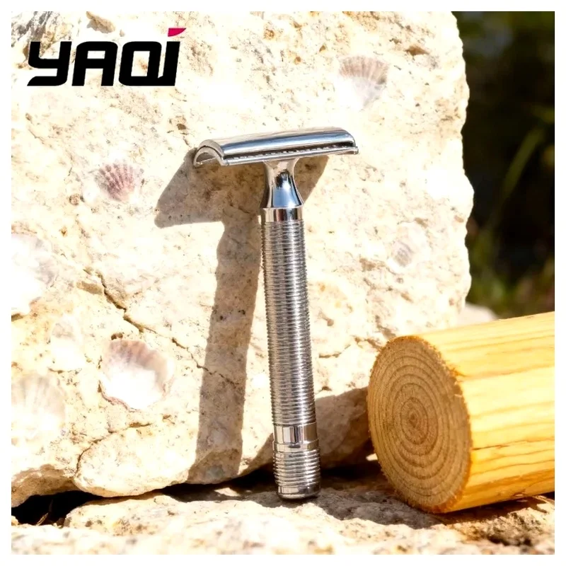 Best Gift For Men Shaving Products Wet Shave Tools Safety Razor Floating Stainless Steel For Man Shaving 0.75mm Blade Gap YAQI