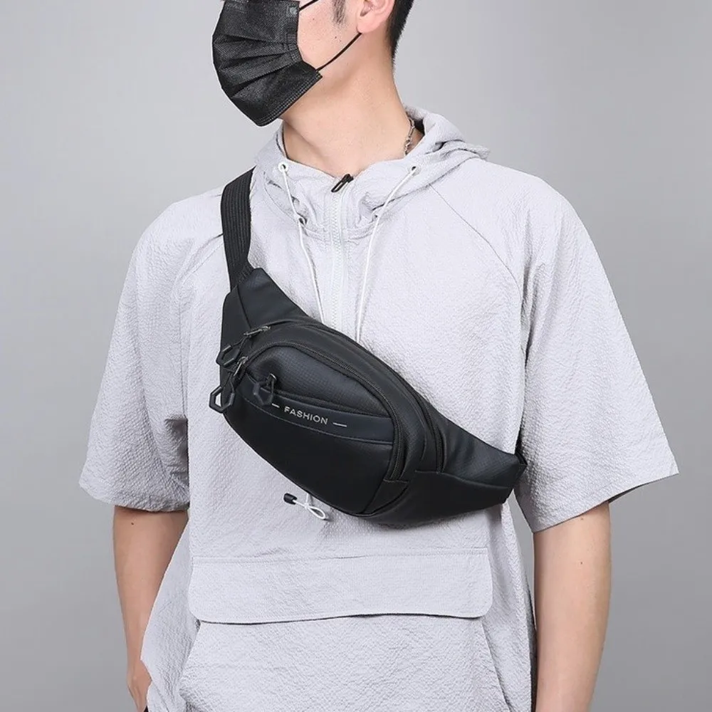 

Multi-function Men Chest Bag Waterproof Large Capacity Fanny Phone Pack Wear-resistant Lightweight Sports Phone Bag Riding