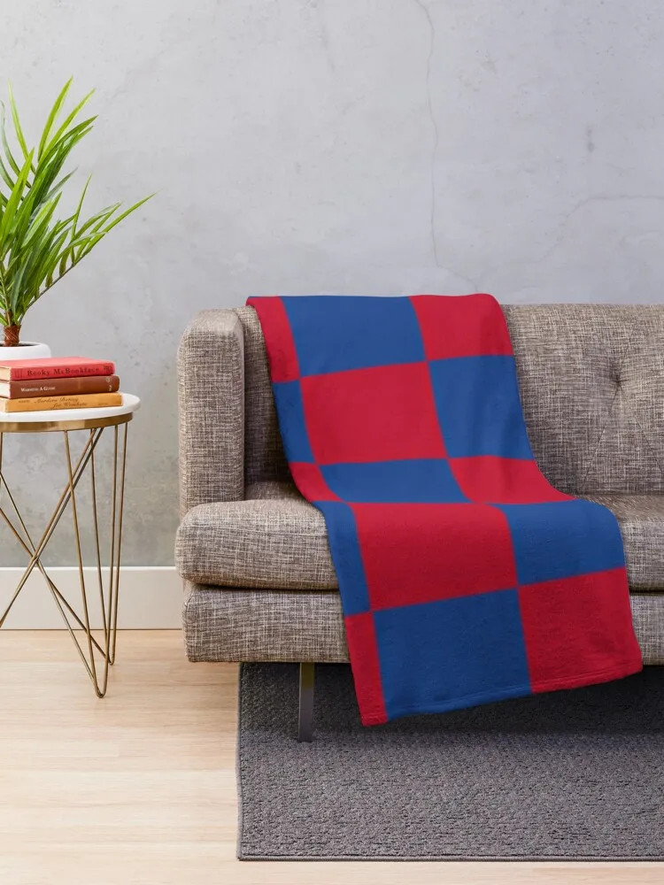 Crystal Palace Checks Throw Blanket Knitted blanket summer cottons Fleece