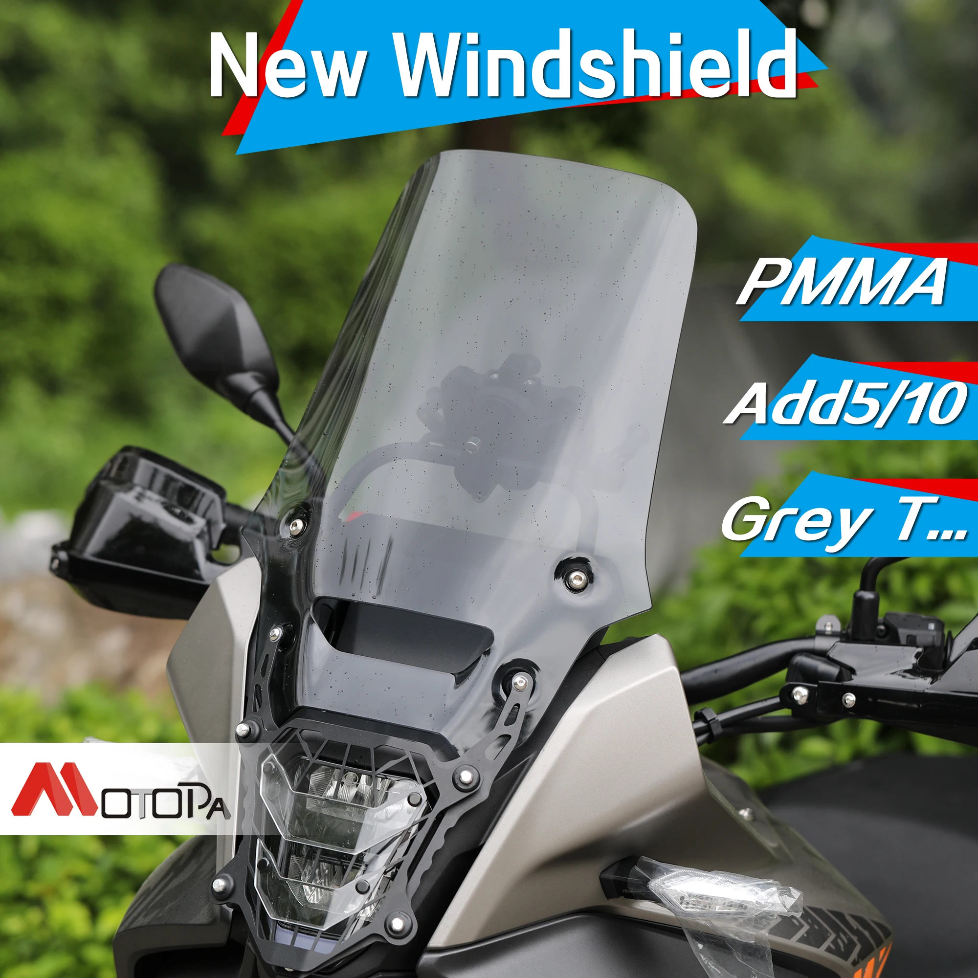 

For Honda NX500 NX400 nx 500 2023 2024 nx 500 Motorcycle NX500 Heighten Widen Windscreen Windshield Wind Shield Deflector