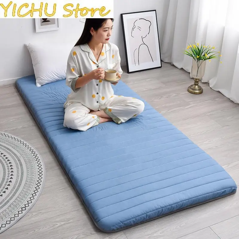 New Student Mattress Single Dormitory Soft Mattress Household Sponge Mattress Folding Floor Sleeping Mattress Tatami