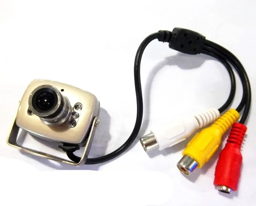 New Mini Wired Audio Mic CCTV Camera 700TVL Security Color 940nm Night Vision Infrared Video Cam COMS 3.6mm lens